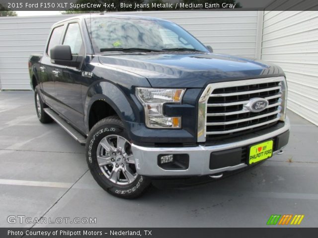 2015 Ford F150 XLT SuperCrew 4x4 in Blue Jeans Metallic