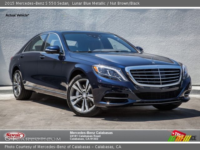 2015 Mercedes-Benz S 550 Sedan in Lunar Blue Metallic