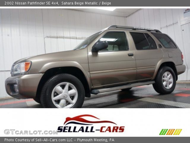 2002 Nissan Pathfinder SE 4x4 in Sahara Beige Metallic