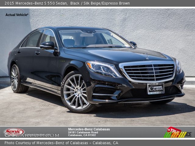 2015 Mercedes-Benz S 550 Sedan in Black