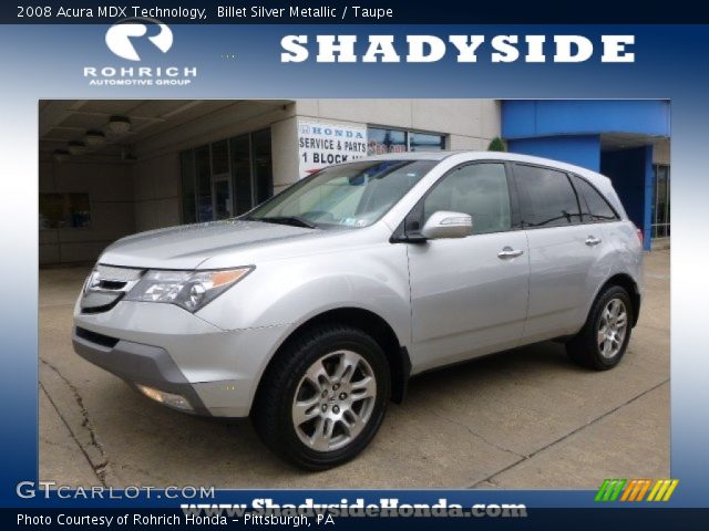 2008 Acura MDX Technology in Billet Silver Metallic