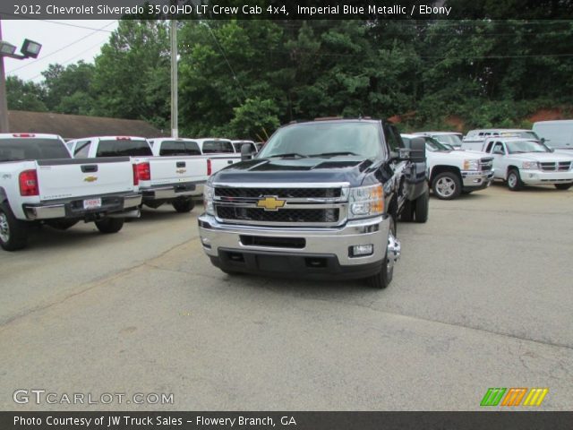 2012 Chevrolet Silverado 3500HD LT Crew Cab 4x4 in Imperial Blue Metallic