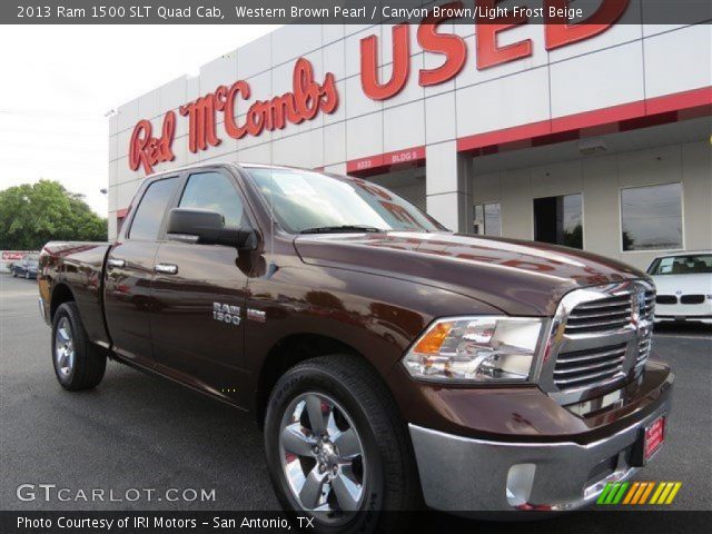 2013 Ram 1500 SLT Quad Cab in Western Brown Pearl