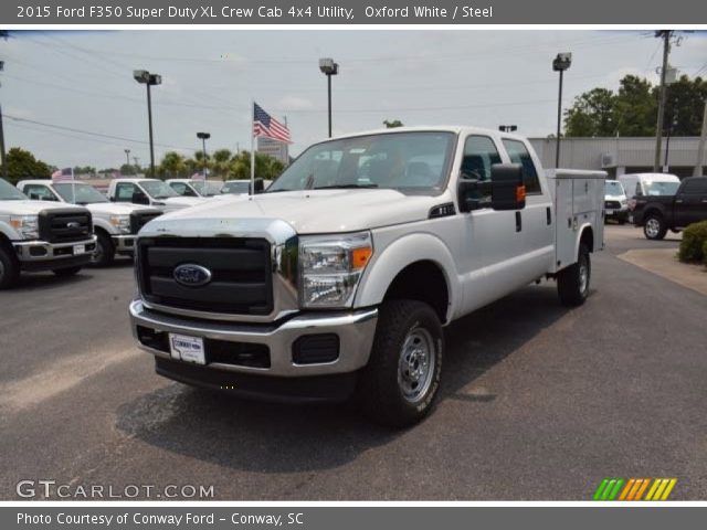 2015 Ford F350 Super Duty XL Crew Cab 4x4 Utility in Oxford White