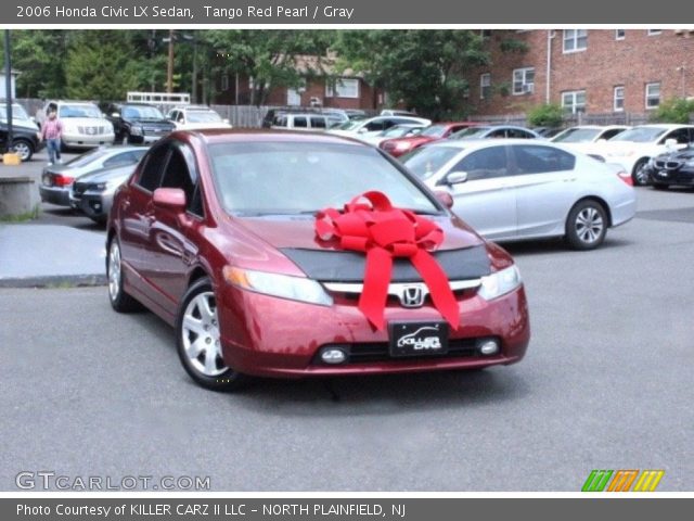 2006 Honda Civic LX Sedan in Tango Red Pearl