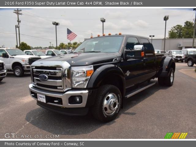 2016 Ford F350 Super Duty Lariat Crew Cab 4x4 DRW in Shadow Black