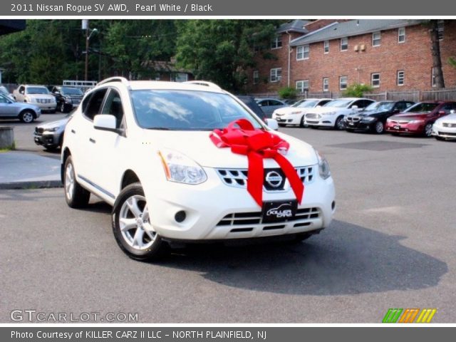 2011 Nissan Rogue SV AWD in Pearl White
