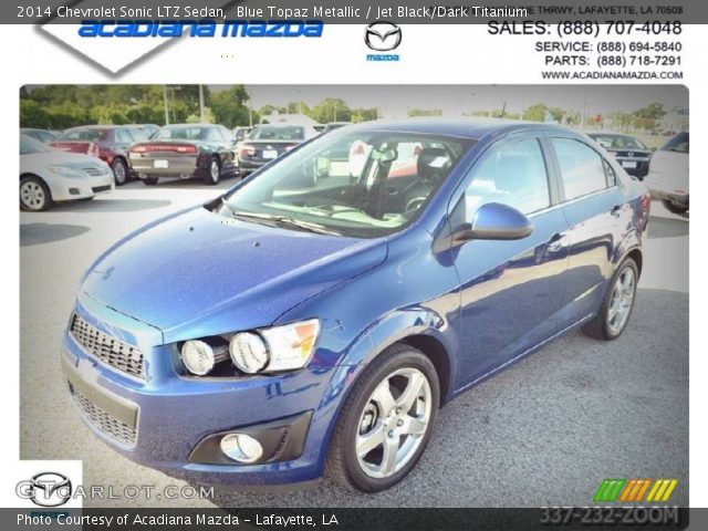 2014 Chevrolet Sonic LTZ Sedan in Blue Topaz Metallic