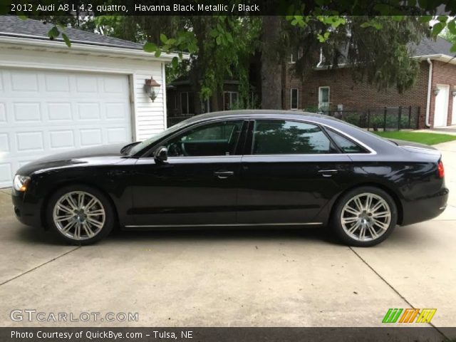 2012 Audi A8 L 4.2 quattro in Havanna Black Metallic