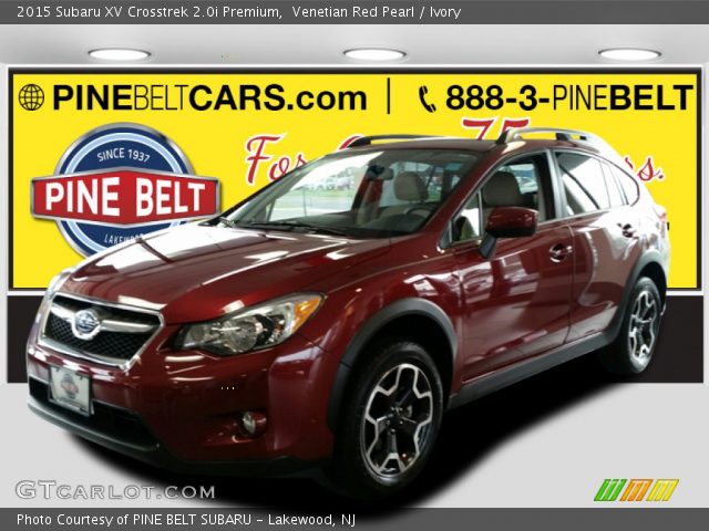 2015 Subaru XV Crosstrek 2.0i Premium in Venetian Red Pearl