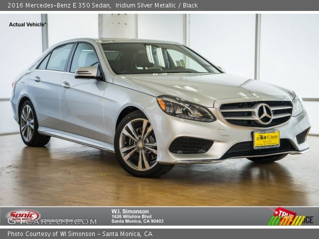 2016 Mercedes-Benz E 350 Sedan in Iridium Silver Metallic