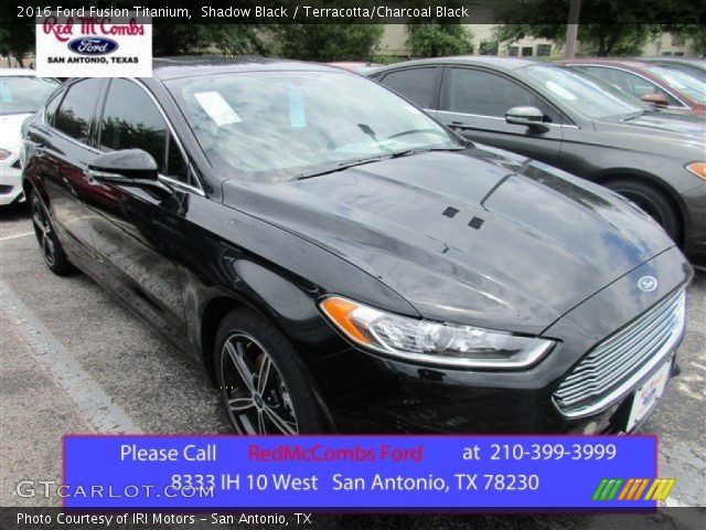 2016 Ford Fusion Titanium in Shadow Black