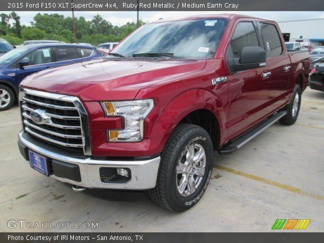 2015 Ford F150 XLT SuperCrew 4x4 in Ruby Red Metallic