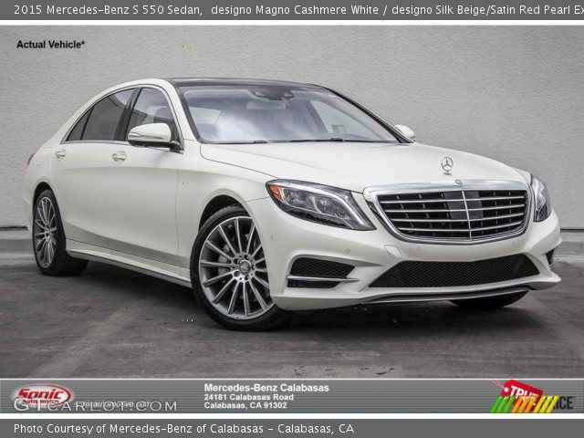 Designo Magno Cashmere White 2015 Mercedes Benz S 550