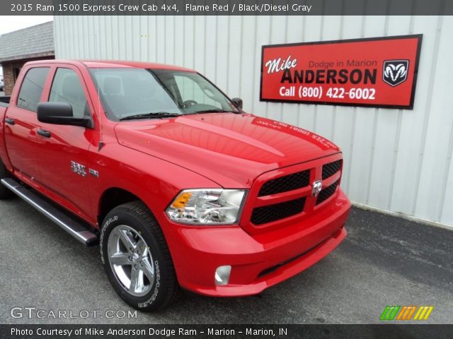 2015 Ram 1500 Express Crew Cab 4x4 in Flame Red