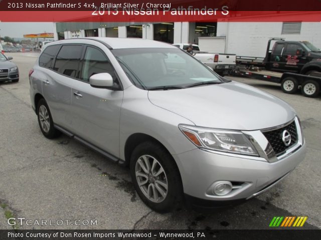 2013 Nissan Pathfinder S 4x4 in Brilliant Silver
