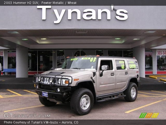 2003 Hummer H2 SUV in Pewter Metallic
