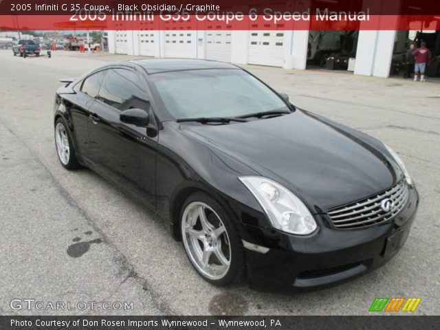 2005 Infiniti G 35 Coupe in Black Obsidian