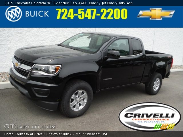 2015 Chevrolet Colorado WT Extended Cab 4WD in Black