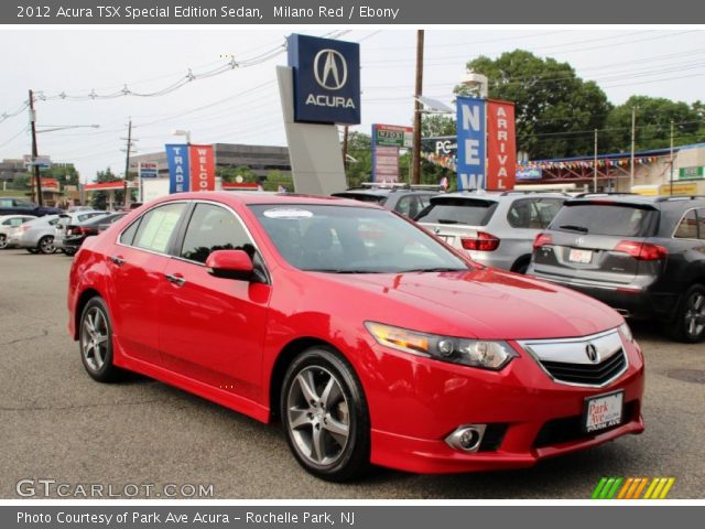 2012 Acura TSX Special Edition Sedan in Milano Red