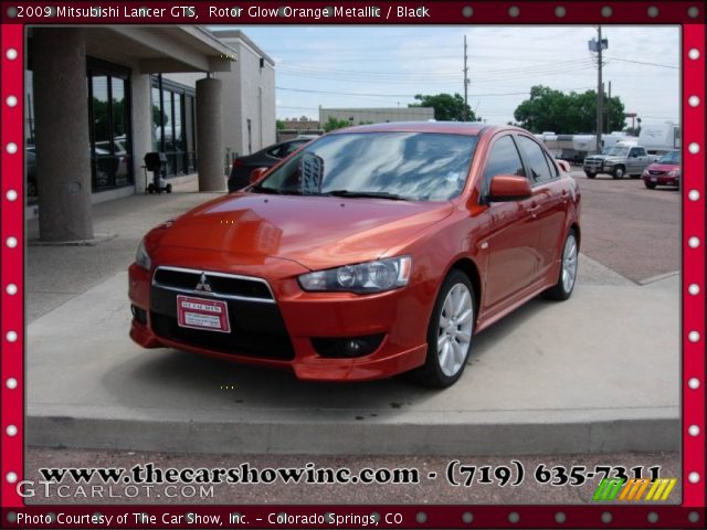 2009 Mitsubishi Lancer GTS in Rotor Glow Orange Metallic