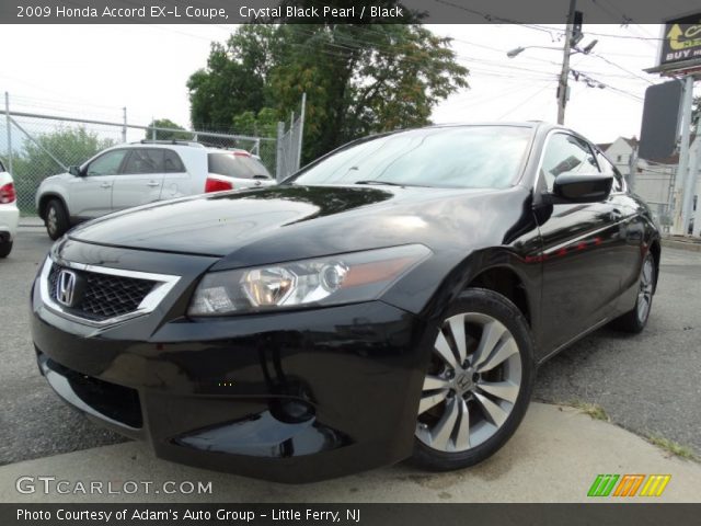 2009 Honda Accord EX-L Coupe in Crystal Black Pearl