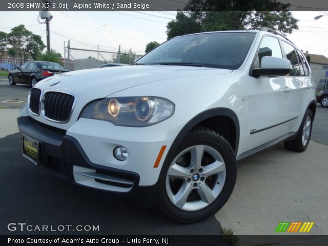 2008 BMW X5 3.0si in Alpine White