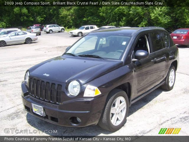 2009 Jeep Compass Sport in Brilliant Black Crystal Pearl