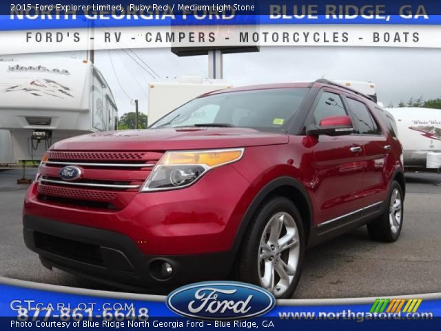 2015 Ford Explorer Limited in Ruby Red
