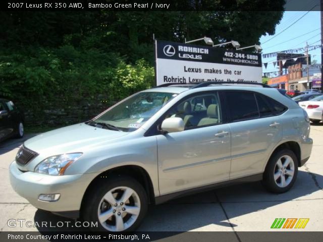 2007 Lexus RX 350 AWD in Bamboo Green Pearl