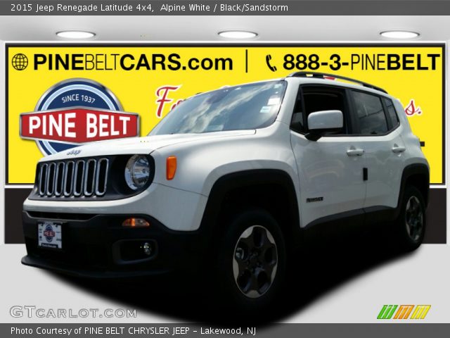 2015 Jeep Renegade Latitude 4x4 in Alpine White