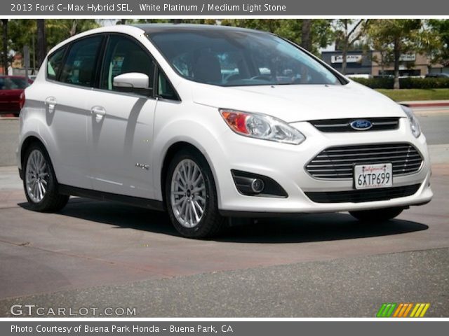 2013 Ford C-Max Hybrid SEL in White Platinum
