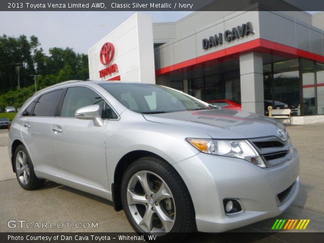 2013 Toyota Venza Limited AWD in Classic Silver Metallic