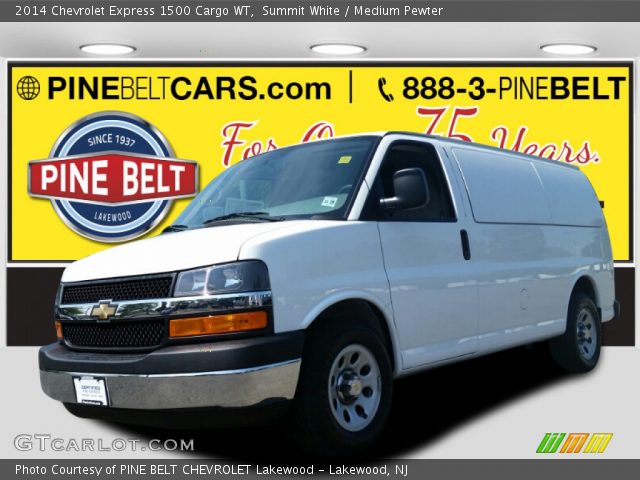 2014 Chevrolet Express 1500 Cargo WT in Summit White