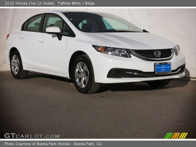 2015 Honda Civic LX Sedan in Taffeta White