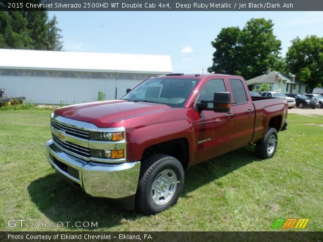 2015 Chevrolet Silverado 2500HD WT Double Cab 4x4 in Deep Ruby Metallic