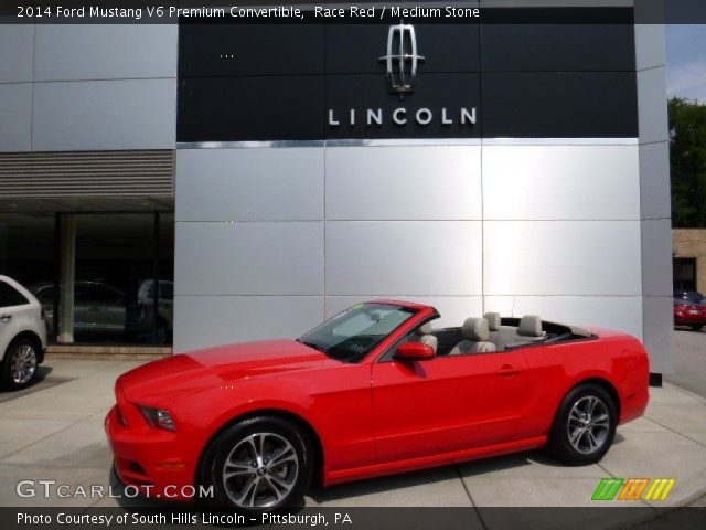 2014 Ford Mustang V6 Premium Convertible in Race Red