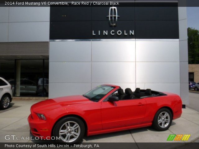2014 Ford Mustang V6 Convertible in Race Red