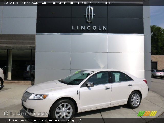 2012 Lincoln MKZ AWD in White Platinum Metallic Tri-Coat