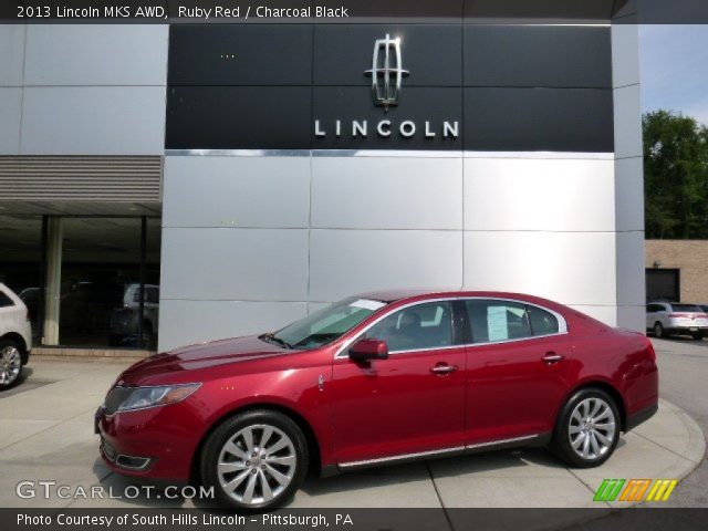 2013 Lincoln MKS AWD in Ruby Red
