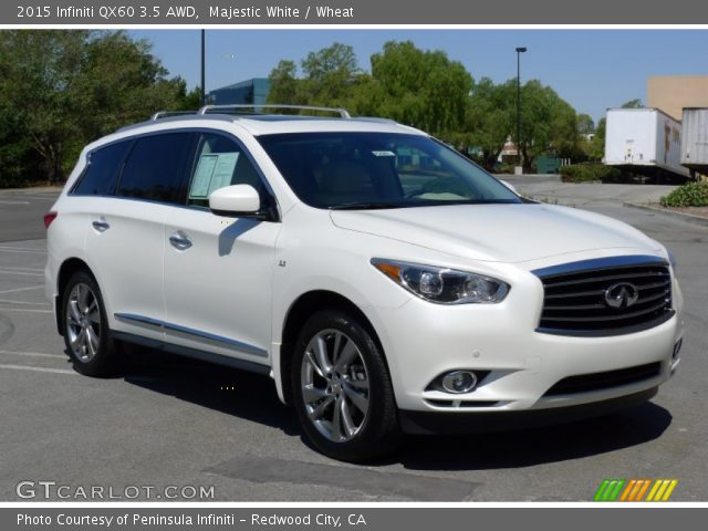 2015 Infiniti QX60 3.5 AWD in Majestic White