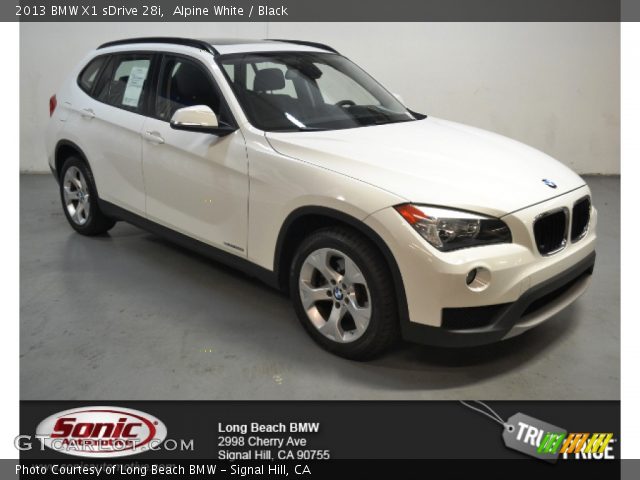 2013 BMW X1 sDrive 28i in Alpine White