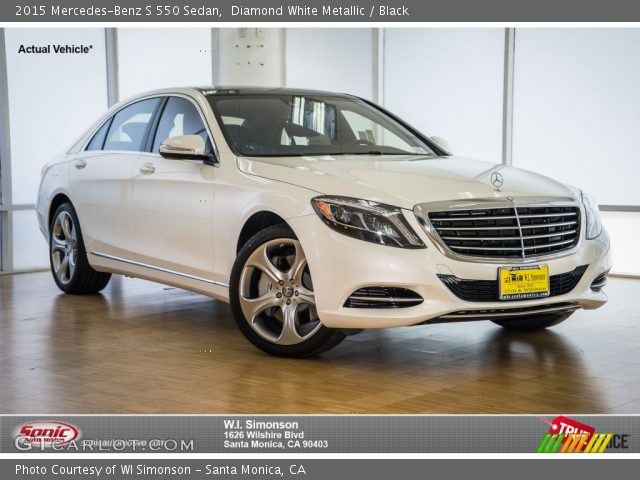 2015 Mercedes-Benz S 550 Sedan in Diamond White Metallic