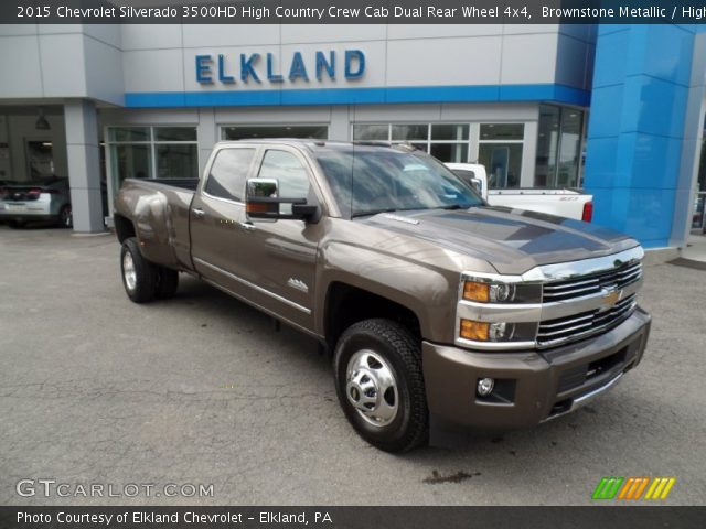 2015 Chevrolet Silverado 3500HD High Country Crew Cab Dual Rear Wheel 4x4 in Brownstone Metallic
