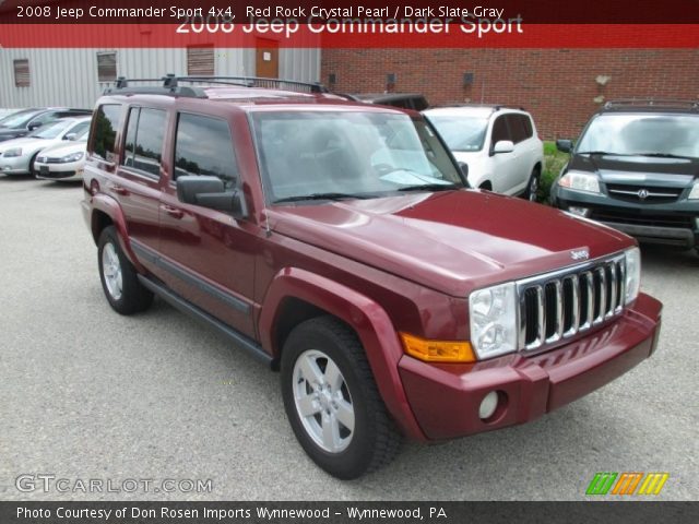 2008 Jeep Commander Sport 4x4 in Red Rock Crystal Pearl