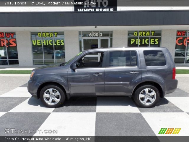 2015 Honda Pilot EX-L in Modern Steel Metallic