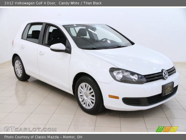 2012 Volkswagen Golf 4 Door in Candy White