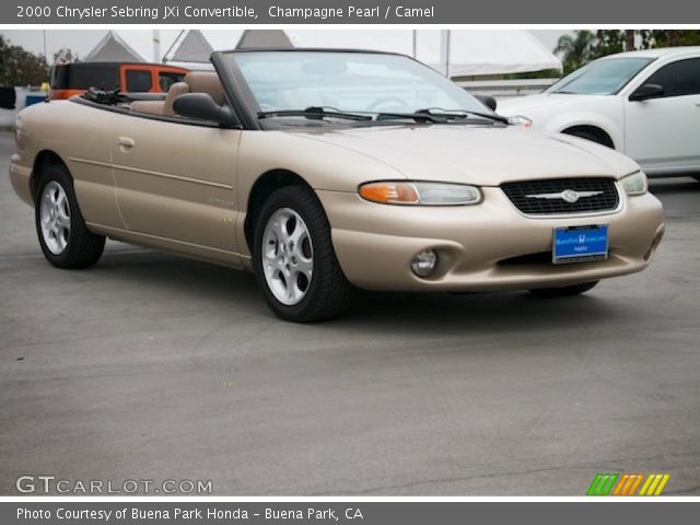 2000 Chrysler Sebring JXi Convertible in Champagne Pearl