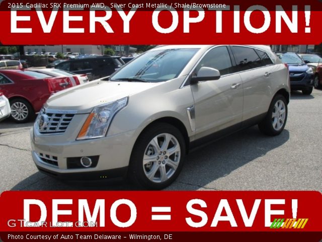 2015 Cadillac SRX Premium AWD in Silver Coast Metallic