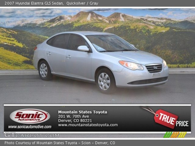 2007 Hyundai Elantra GLS Sedan in Quicksilver